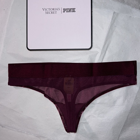 (M) UNISEX Victoria’s Secret VELVET THONG UNDERWEAR - Picture 10 of 14